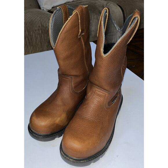 ROCKY WORKSMART WATERPROOF COMPOSITE TOE PULL-ON WORK BOOTS RKK0402 Men’s 8‎ - Picture 1 of 9